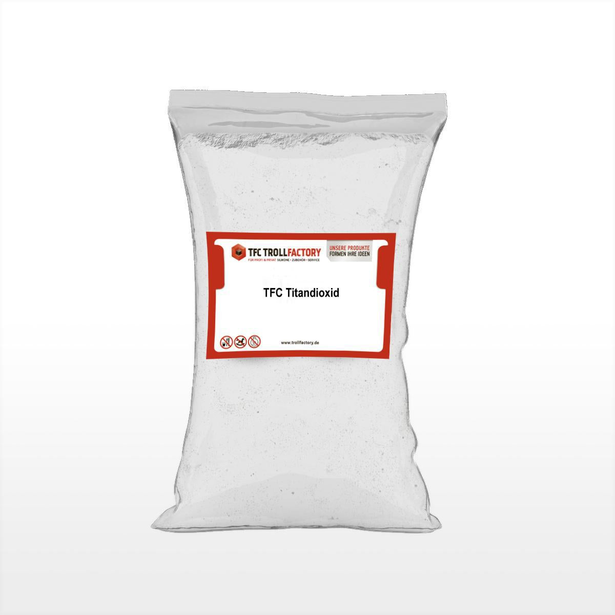 TFC Troll Factory Titandioxid Pulver für brilliantes Weiß - Größe: 1kg