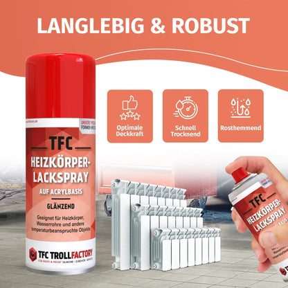 TFC Heizkörper Lackspray - Menge: 1 x 400 ml