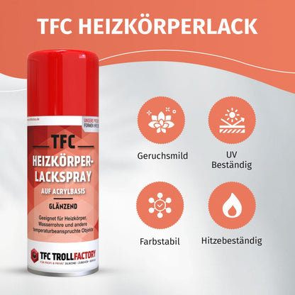 TFC Heizkörper Lackspray - Menge: 1 x 400 ml