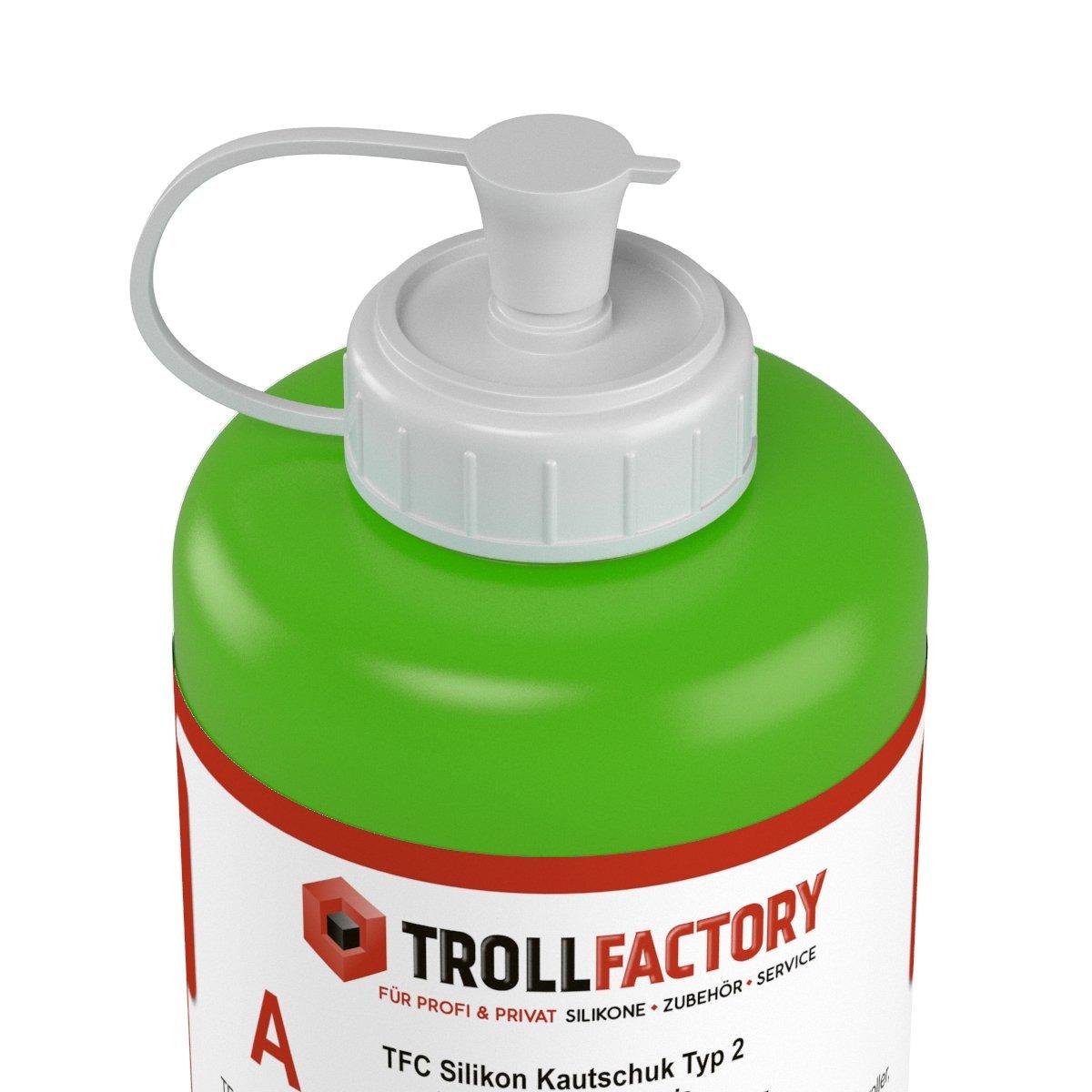 TFC Troll Factory Silikon Kautschuk Typ 2 Abformsilikon mittelhart 1:1 RTV NV